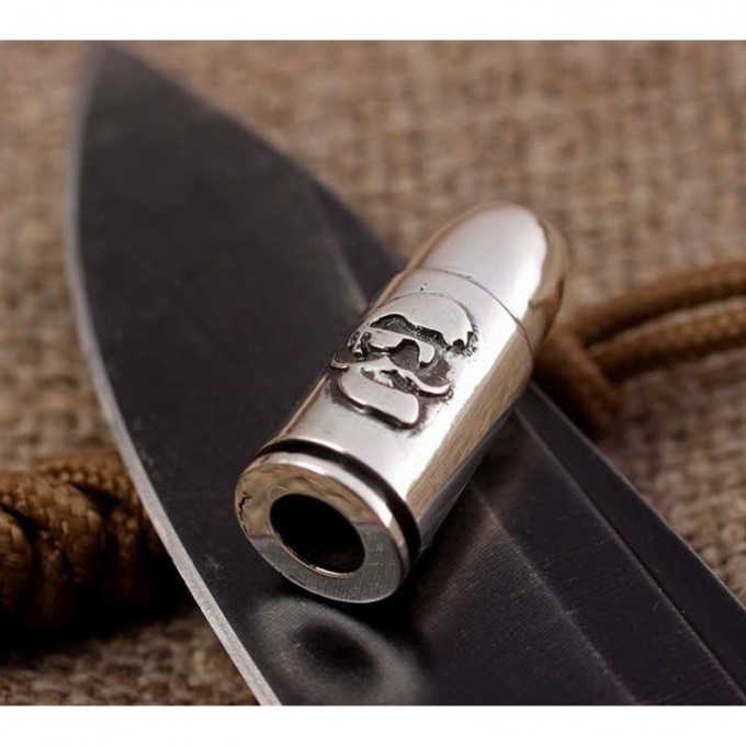 Бусина MR BLADE ГИЛЬЗА СЕРЕБРО mb134